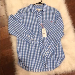 Vineyard Vines Blue Plaid Button Down